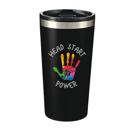 Stainless Steel Tumbler HEAD START 16 oz.
